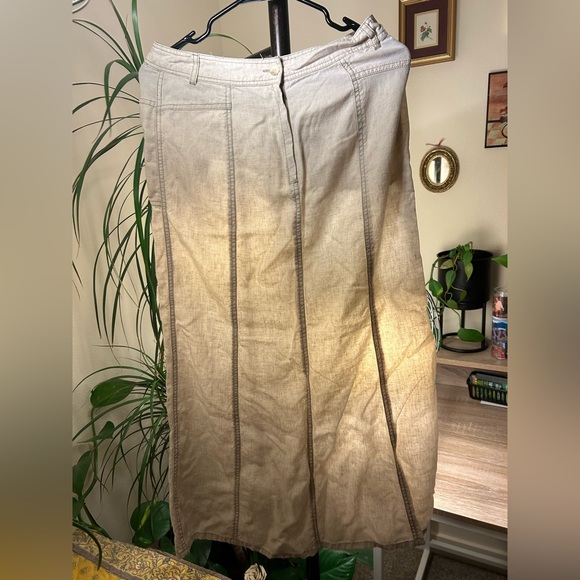 Maxi Linen Skirt - Picture 2 of 6